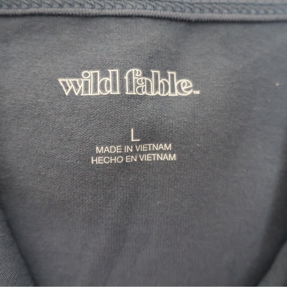 Wild Fable Blue Sheath‎ Mini Dress V-Neck Sleeveless - Picture 3 of 3